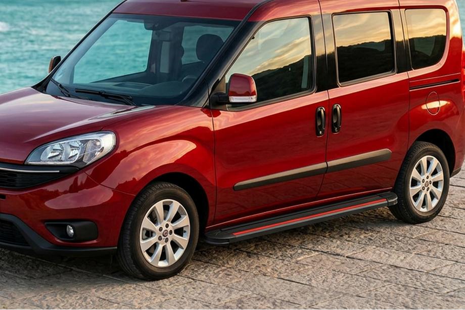 Opel Combo 2012-2018 Seitenschweller Maya Red (2 Stk., Aluminium) Image