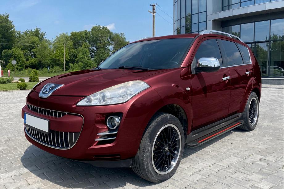Peugeot 4007 2007-2013 Seitenschweller Maya Red (2 Stk., Aluminium) Image