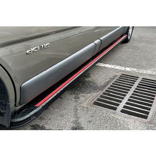 Trittbretter Maya Red-Black (2 Stk., Aluminium) Foto 2