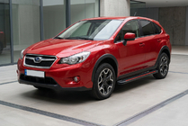 Subaru XV 2011-2017 Seitenschweller Maya Red (2 Stk., Aluminium) Foto 1
