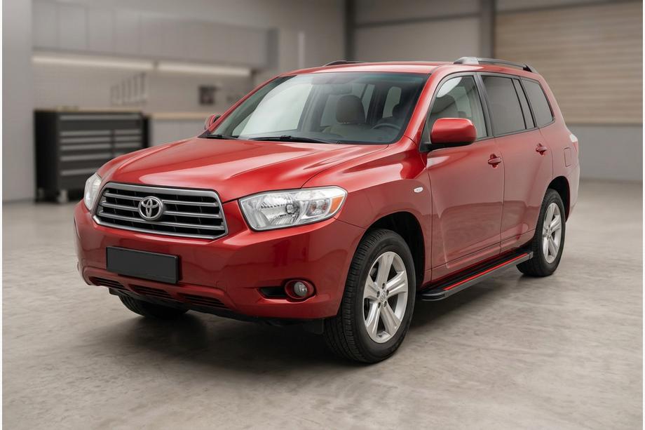 Toyota Highlander 2008-2013 Seitenschweller Maya Red (2 Stk., Aluminium) Image