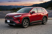 Toyota Rav 4 2019–2025 Seitenschweller Maya Red (2 Stk., Aluminium) Foto 1