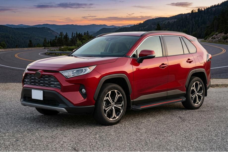 Toyota Rav 4 2019–2025 Seitenschweller Maya Red (2 Stk., Aluminium) Image