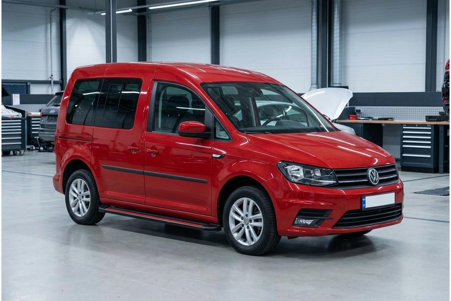 Volkswagen Caddy 2015-2020 Seitenschweller Maya Red (2 Stk., Aluminium) Image
