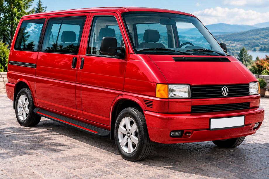 Volkswagen T4 Caravelle/Multivan 1990–2003 Seitenschweller Maya Red (2 Stk., Aluminium) Image