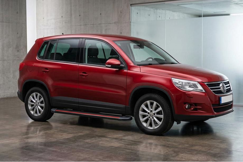 Volkswagen Tiguan 2007-2016 Seitenschweller Maya Red (2 Stk., Aluminium) Image