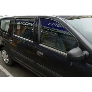 Fensterzierleisten außen Edelstahl (4 Stk.) Lada Largus 2012- Foto 1