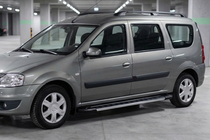 Lada Largus 2012- Seitenschweller RedLine V1 (2 Stk., Aluminium) Foto 1