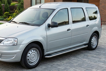 Lada Largus 2012- Seitenschweller Maydos V2 (2 Stk., Aluminium & Edelstahl) Foto 1