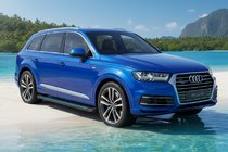 Audi Q7 2015–2026 Seitenschweller Maya Blue (2 Stk., Aluminium) Foto 1