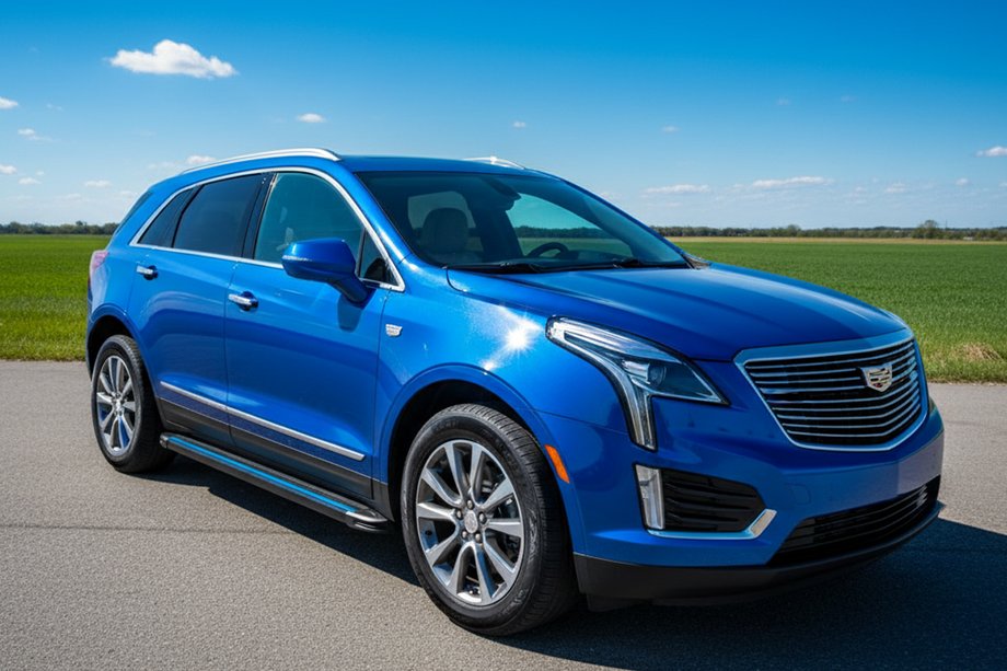 Cadillac XT5 2016- Seitenschweller Maya Blue (2 Stk., Aluminium) Image