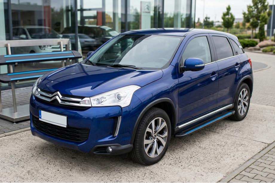 Citroen C-4 Aircross 2012-2017 Seitenschweller Maya Blue (2 Stk., Aluminium) Image