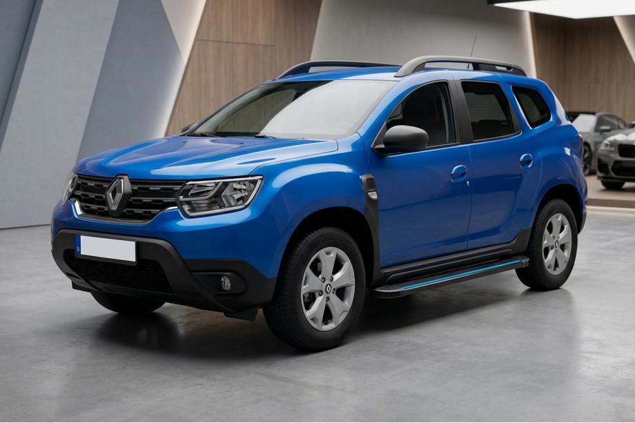 Dacia Duster 2018-2024 Seitenschweller Maya Blue (2 Stk., Aluminium) Image