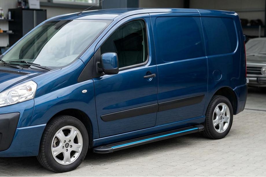 Fiat Scudo 2007-2015 Seitenschweller Maya Blue (2 Stk., Aluminium) Image