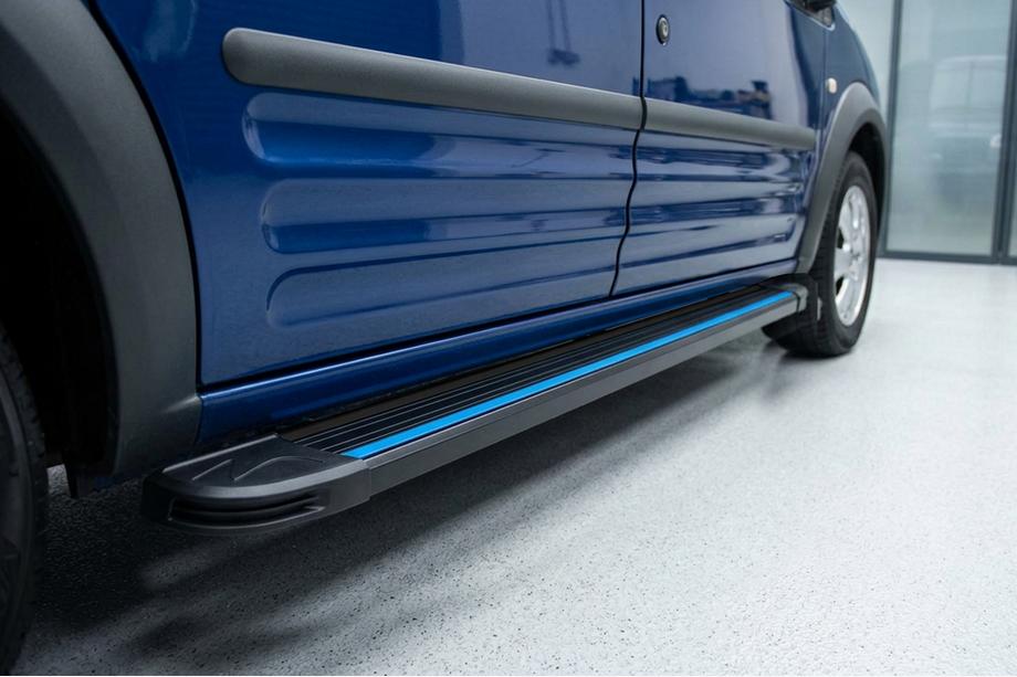 Ford Connect 2006–2009 Seitenschweller Maya Blue (2 Stk., Aluminium) Image
