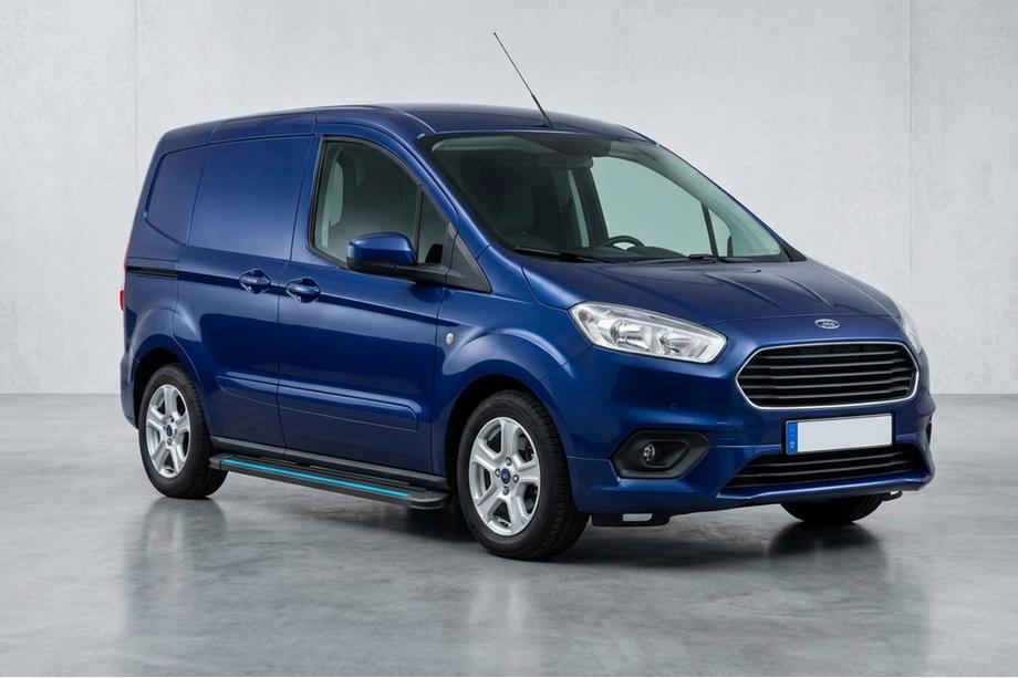 Ford Courier 2014-2023 Seitenschweller Maya Blue (2 Stk., Aluminium) Image