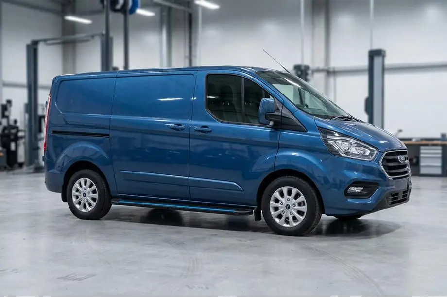 Ford Custom 2013-2022 Seitenschweller Maya Blue (2 Stk., Aluminium) Image