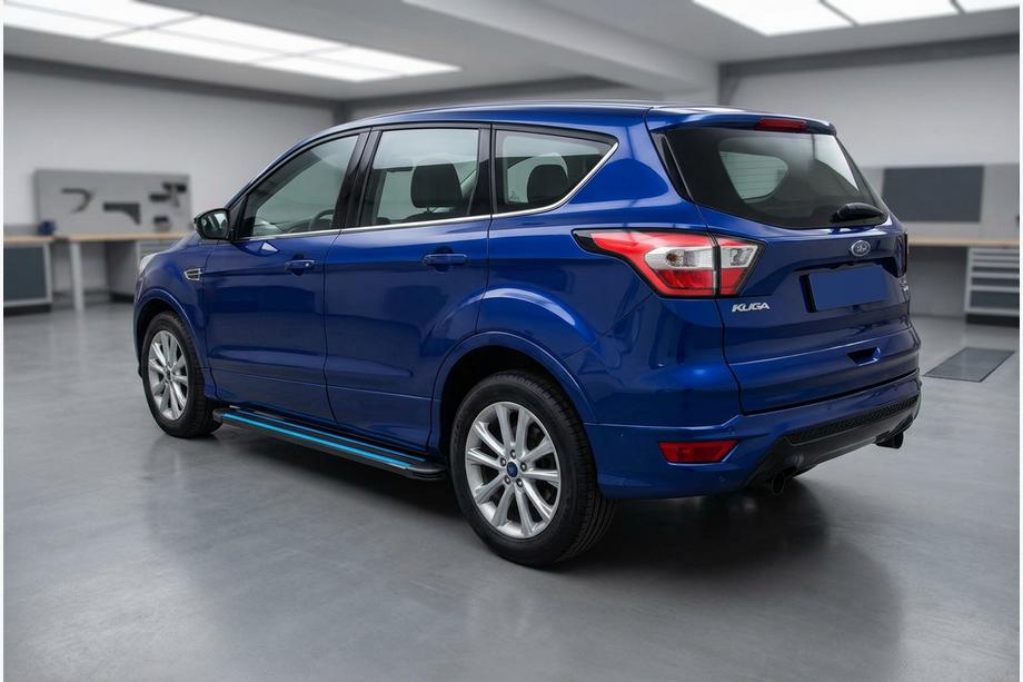 Ford Kuga/Escape 2013-2019 Seitenschweller Maya Blue (2 Stk., Aluminium) Image