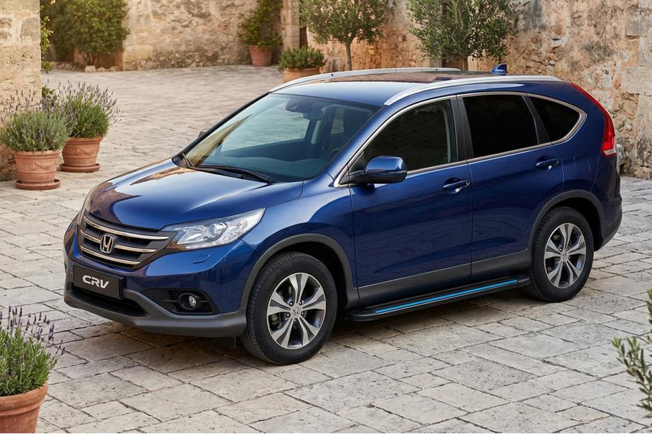 Honda CRV 2012-2016 Seitenschweller Maya Blue (2 Stk., Aluminium) Image