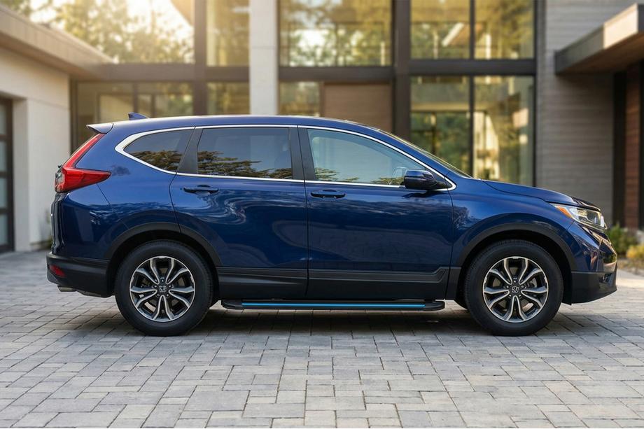 Honda CRV 2017-2022 Seitenschweller Maya Blue (2 Stk., Aluminium) Image