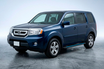 Honda Pilot 2008-2015 Seitenschweller Maya Blue (2 Stk., Aluminium) Foto 1