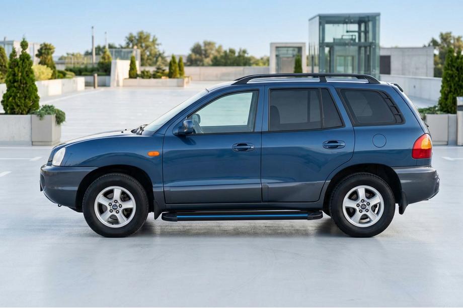 Hyundai Santa Fe 1 2000-2006 Seitenschweller Maya Blue (2 Stk., Aluminium) Image