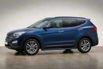 Hyundai Santa Fe 3 2012-2018 Seitenschweller Maya Blue (2 Stk., Aluminium) Foto 1