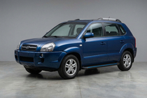 Hyundai Tucson JM 2004- Seitenschweller Maya Blue (2 Stk., Aluminium) Foto 1