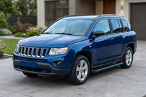 Jeep Compass 2006-2016 Seitenschweller Maya Blue (2 Stk., Aluminium) Foto 1