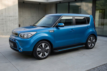 Kia Soul II 2013-2018 Seitenschweller Maya Blue (2 Stk., Aluminium) Foto 1