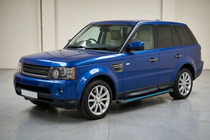 Range Rover Sport 2005-2013 Seitenschweller Maya Blue (2 Stk., Aluminium) Foto 1