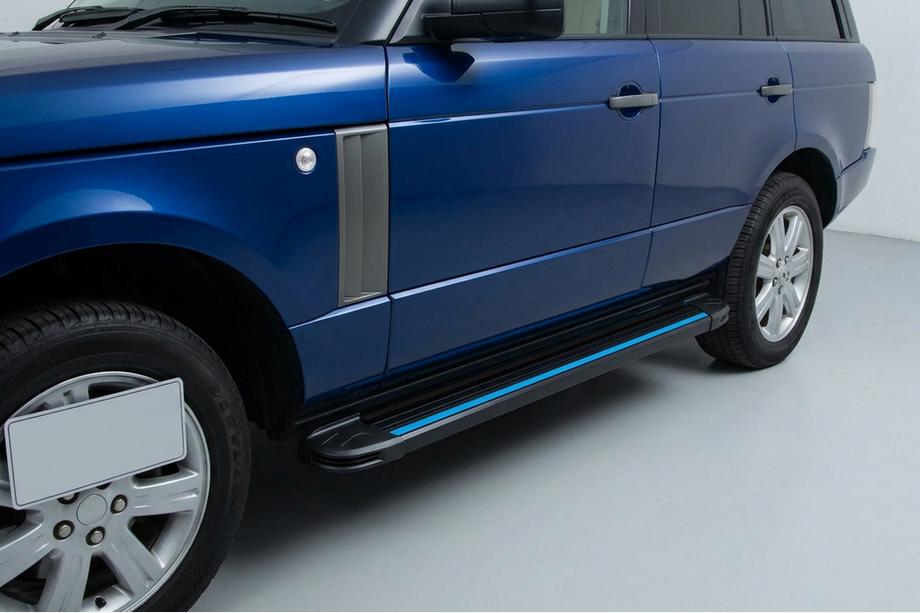 Range Rover III L322 2002-2012 Seitenschweller Maya Blue (2 Stk., Aluminium) Image