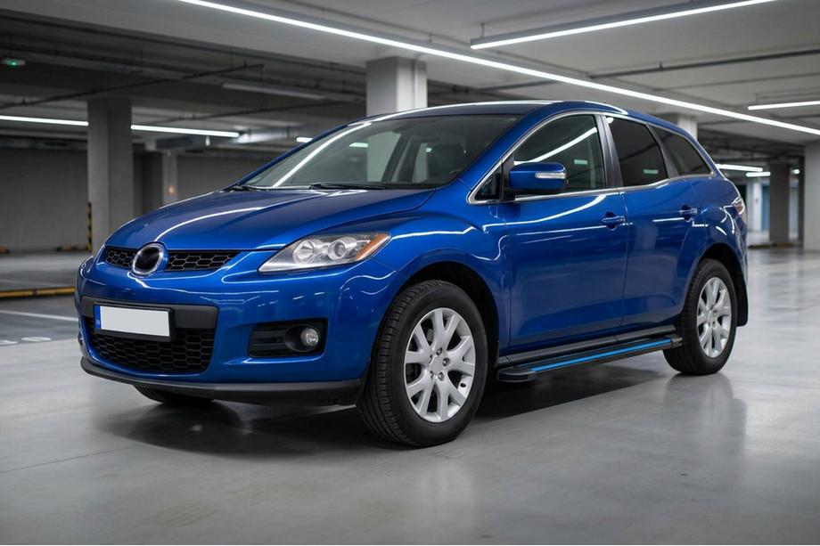 Mazda CX-7 2006-2012 Seitenschweller Maya Blue (2 Stk., Aluminium) Image