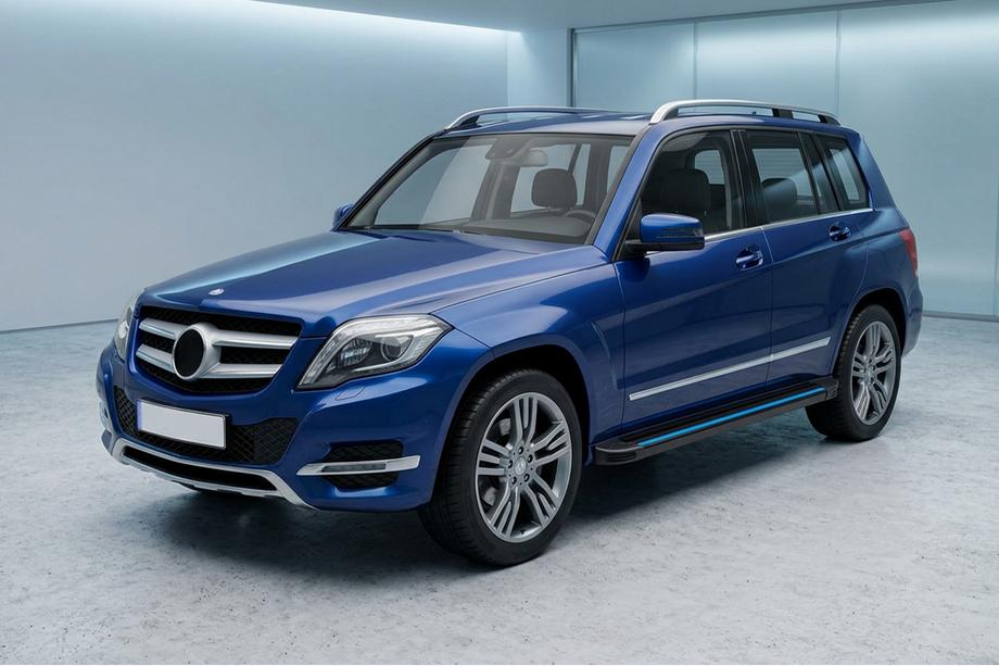 Mercedes GLK class X204 2008-2015 Seitenschweller Maya Blue (2 Stk., Aluminium) Image