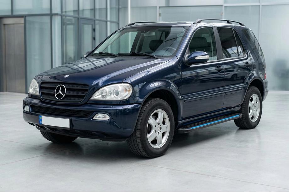 Mercedes ML W163 1997-2005 Seitenschweller Maya Blue (2 Stk., Aluminium) Image