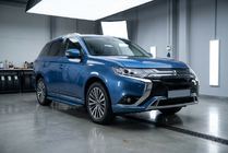 Mitsubishi Outlander 2012-2021 Seitenschweller Maya Blue (2 Stk., Aluminium) Foto 1