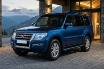 Mitsubishi Pajero Wagon IV 2006-2021 Seitenschweller Maya Blue (2 Stk., Aluminium) Foto 1
