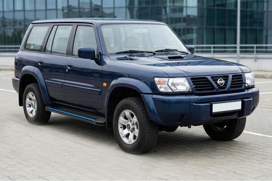 Nissan Patrol Y61 1997-2011 Seitenschweller Maya Blue (2 Stk., Aluminium) Image