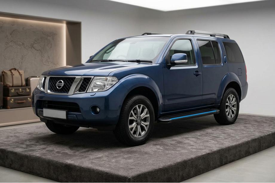 Nissan Pathfinder R51 2005-2014 Seitenschweller Maya Blue (2 Stk., Aluminium) Image