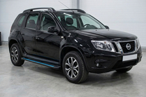 Nissan Terrano 2014- Seitenschweller Maya Blue (2 Stk., Aluminium) Foto 1
