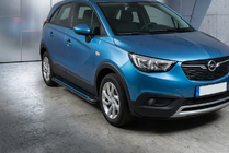 Opel Crossland X 2017-2024 Seitenschweller Maya Blue (2 Stk., Aluminium) Foto 1
