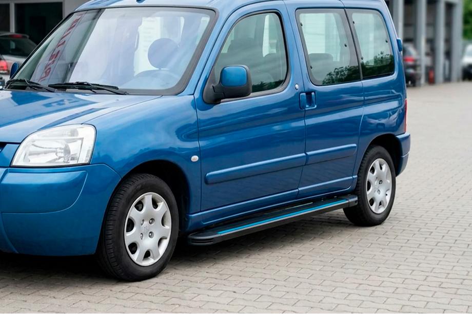 Peugeot Partner 1996-2008 Seitenschweller Maya Blue (2 Stk., Aluminium) Foto 1