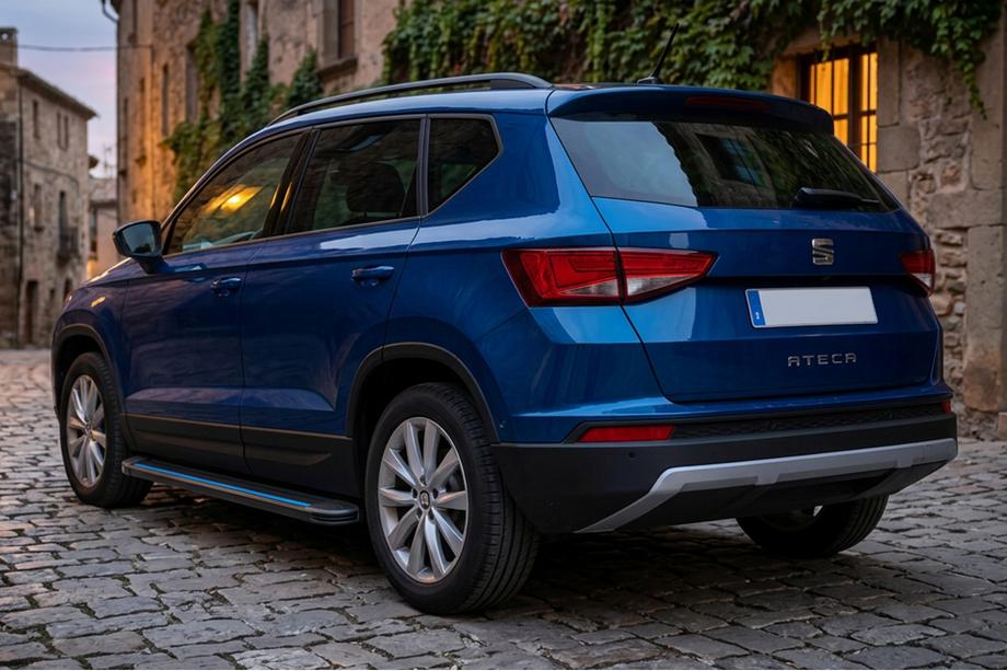 Seat Ateca 2016- Seitenschweller Maya Blue (2 Stk., Aluminium) Image