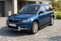 Skoda Yeti 2009-2017 Seitenschweller Maya Blue (2 Stk., Aluminium) Foto 1