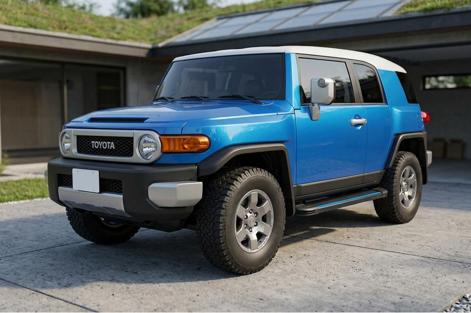 Toyota FJ Cruiser 2006-2022 Seitenschweller Maya Blue (2 Stk., Aluminium) Image