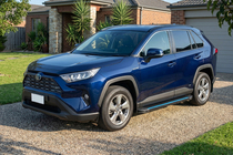 Toyota Rav 4 2019–2025 Seitenschweller Maya Blue (2 Stk., Aluminium) Foto 1