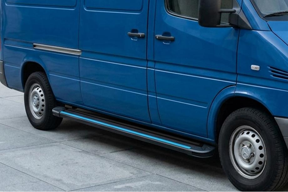 Volkswagen LT 1995-2006 Seitenschweller Maya Blue (2 Stk., Aluminium) Image