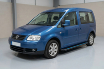 Volkswagen Caddy 2004-2010 Seitenschweller Maya Blue (2 Stk., Aluminium) Standardbasis Foto 1