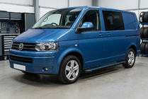Volkswagen T5 2010-2015 Seitenschweller Maya Blue (2 Stk., Aluminium) Langer Radstand Foto 1