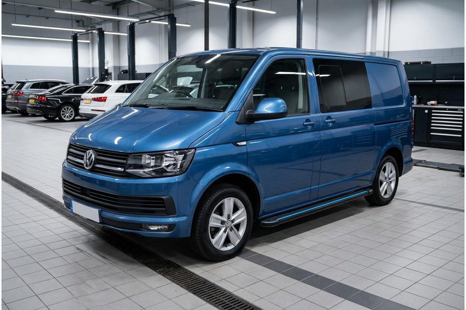 Volkswagen T6 2015-2024 Seitenschweller Maya Blue (2 Stk., Aluminium) Image